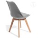 TOMASUCCI 4 SEDIA KIKI EVO WOOD GREY