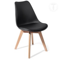 TOMASUCCI 4 SEDIA KIKI EVO WOOD BLACK