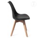 TOMASUCCI 4 SEDIA KIKI EVO WOOD BLACK