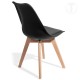 TOMASUCCI 4 SEDIA KIKI EVO WOOD BLACK