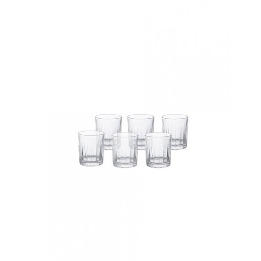 BRANDANI BICCHIERINO SHOT LINEAR SET 6 PZ VETRO TRASPARENTE