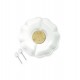 BRANDANI ANTIPASTIERA ORTENSIA PORCELLANA / BAMBOO CON 2 FORCHETTINE INOX