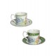 BRANDANI TAZZA FLORA SET 2 PZ NEW BONE CHINA ø 19CM
