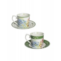 BRANDANI TAZZA FLORA SET 2 PZ NEW BONE CHINA ø 19CM