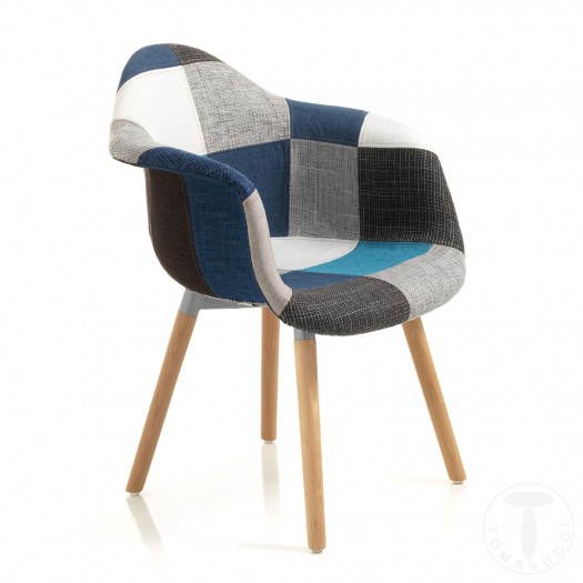 TOMASUCCI 2 PZ POLTRONA NEW KALEIDOS-I BLUE