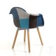TOMASUCCI 2 PZ POLTRONA NEW KALEIDOS-I BLUE
