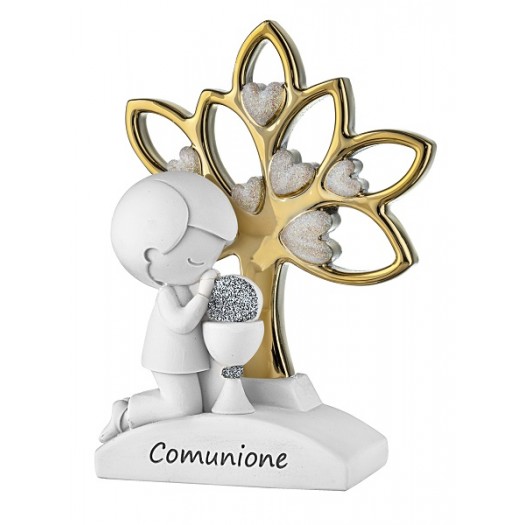 BONGELLI PREZIOSI BAMBINO PRIMA COMUNIONE ALBERO 13X 10CM