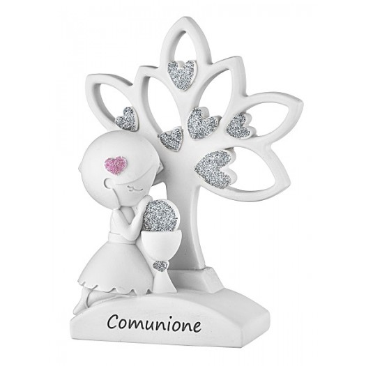 BONGELLI PREZIOSI BAMBINA PRIMA COMUNIONE ALBERO 13X 10CM
