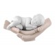 BONGELLI PREZIOSI BIMBO SU MANI 7X13CM ROSA