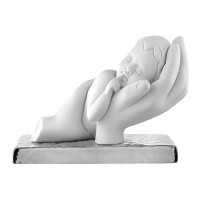 BONGELLI PREZIOSI BIMBO TRA LE  MANI 11X15CM ARGENTO