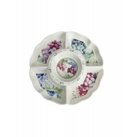BRANDANI LINEA FLORA  ANTIPASTIERA   PORCELLANA  27 CM