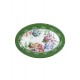 BRANDANI VASSOIO OVALE LINEA FLORA IN MELAMINA 35X25X2 CM