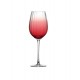 BRANDANI SET 4 BICCHIERI CALICE BOULEVARD ROSSO IN VETRO