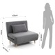 Tomasucci Poltrona/Letto SHIFT Grey