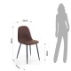 Tomasucci Sedia GALE Brown