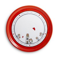 EGAN Piatto Pizza Le Casette Rosso D. 31