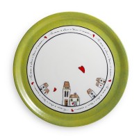 EGAN Piatto Pizza Le Casette Verde D. 31