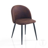 Tomasucci Sedia NEW KELLY BROWN – Eleganza vintage in stile industrial