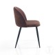 Tomasucci Sedia NEW KELLY BROWN – Eleganza vintage in stile industrial