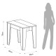omasucci Tavolo/Consolle CHARLIE CEMENT - Tavolo allungabile con 6 prolunghe, Design Elegante Made in Italy