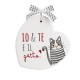 Egan Formella Pensieri & Parole Cuore “Gatto” 14×14 – Ceramica con Frase – Regalo Originale