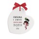 Egan Formella Pensieri & Parole Cuore “Fortuna” 14×14 – Ceramica con Frase Ispirazionale – Regalo Originale