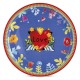 Egan Piatto Torta Love Rosso D.31 cm - Porcellana Made in Italy