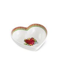 Egan Centrotavola Love Rosso 23x6,5 cm - New Bone China Made in Italy