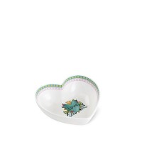 Egan Vuota Tasche Love Turchese 17x5 cm - New Bone China Made in Italy