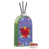 Egan Profumatore Love Rosso 9x17 cm - Ceramica Smaltata Made in Italy