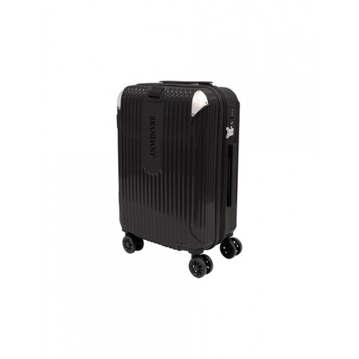 Brandani Trolley Espandibile Brandani Nero - Policarbonato Metal per Viaggi Senza Limiti
