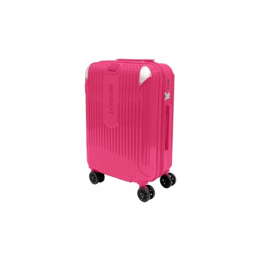 Brandani Trolley Espandibile Rosa - Policarbonato Metal per Viaggi con Stile