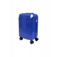 Brandani Trolley Espandibile  Blu - Policarbonato Metal per Viaggi Senza Limiti