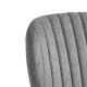Tomasucci Sedia HANDY GREY - Design Essenziale in Tessuto Grigio e Metallo Opaco