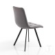 Tomasucci Sedia Toffee Grigio - Velluto Moderno