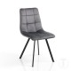 Tomasucci Sedia Toffee Grigio - Velluto Moderno