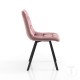 Tomasucci Sedia Toffee Rosa Cipria - Velluto Elegante