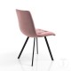 Tomasucci Sedia Toffee Rosa Cipria - Velluto Elegante