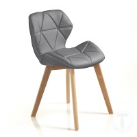 Tomasucci Sedia New Kemi-A Grey - Gambe Rovere
