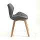 Tomasucci Sedia New Kemi-A Grey - Gambe Rovere