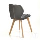 Tomasucci Sedia New Kemi-A Grey - Gambe Rovere