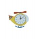 Brandani Orologio Elicottero con Pendolo – Decorazione Cameretta MDF