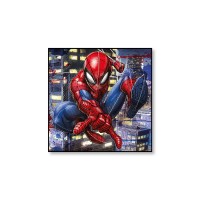 Egan Tela "MARVEL SPIDERMAN": Quadro Fumetti Originale, 50x50 cm