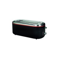 Brandani Techno Tostapane Fetta Lunga Doppio Slot Metal/Inox