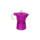 Brandani Caffettiera Glitter Fucsia 1 Tazza in Alluminio