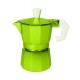 Brandani Caffettiera Glitter Verde 1 Tazza in Alluminio