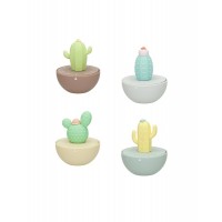 Brandani: Timer da Cucina a Forma di Cactus in ABS, 7.5x9h cm