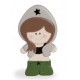 MAGNETE O FORMELLA DA APPOGGIO 2D KIDS CERAMICA EGAN FLY GIRL