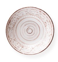 BRANDANI PIATTO FONDO SERENDIPITY BIANCO STONEWARE