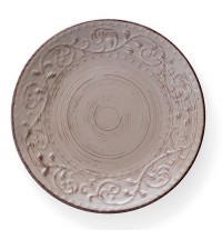 BRANDANI SET 6 PEZZI PIATTO PIANO SERENDIPITY SABBIA STONEWARE